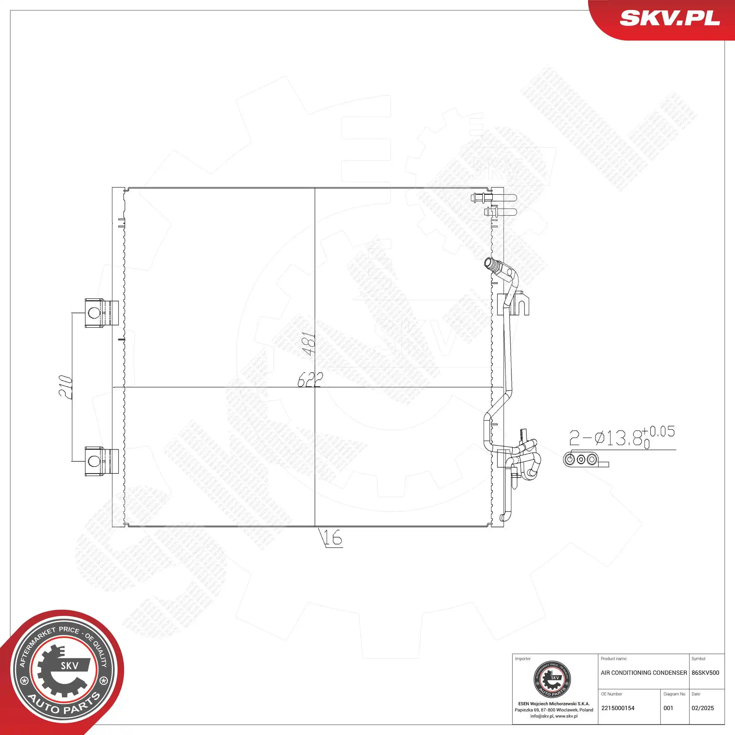 Condenser, air conditioning